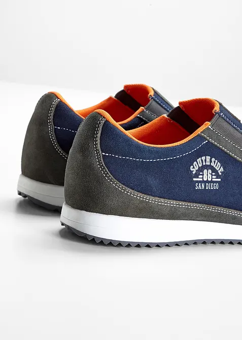 Slip on in pelle scamosciata, bonprix