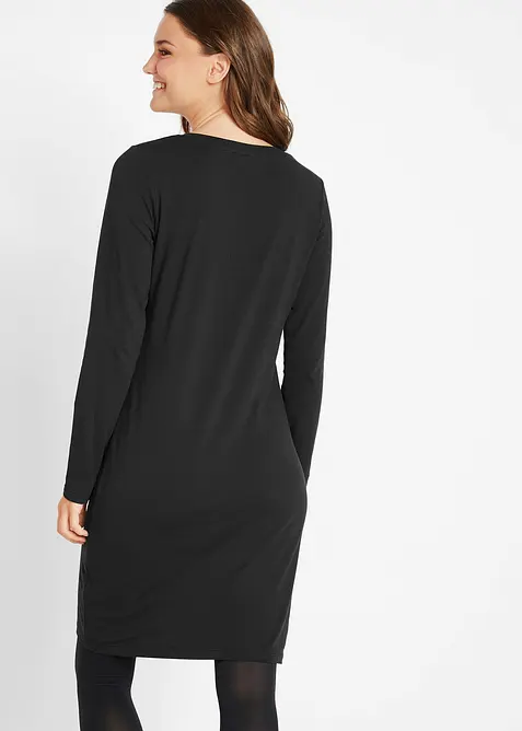 Abito in jersey aderente (pacco da 2), bonprix