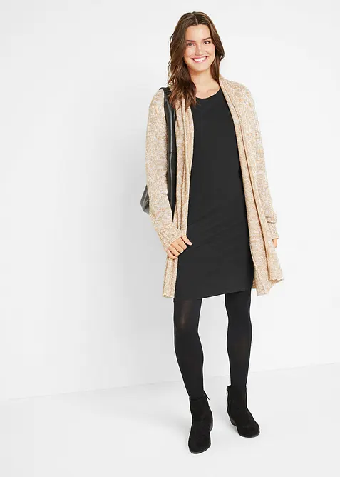 Abito in jersey aderente (pacco da 2), bonprix