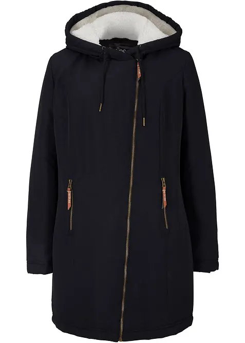 Giacca con fodera effetto peluche, bonprix