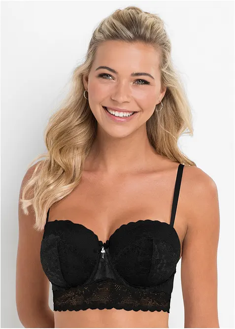 Reggiseno a balconcino in pizzo, bonprix
