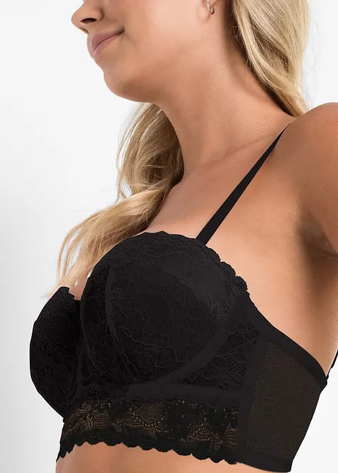 Reggiseno a balconcino in pizzo, bonprix