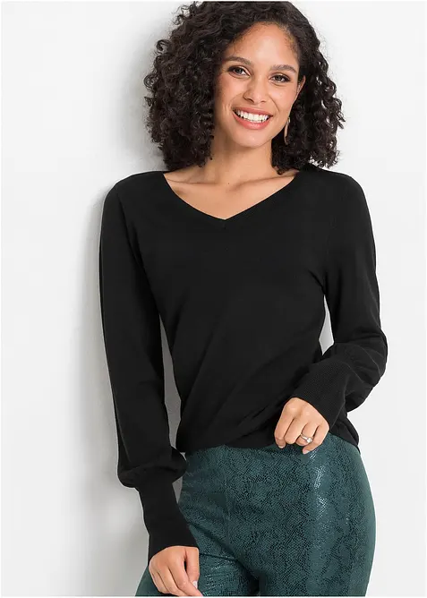 Maglione in filato fine, bonprix