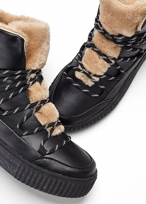 Sneaker alte con plateau, bonprix