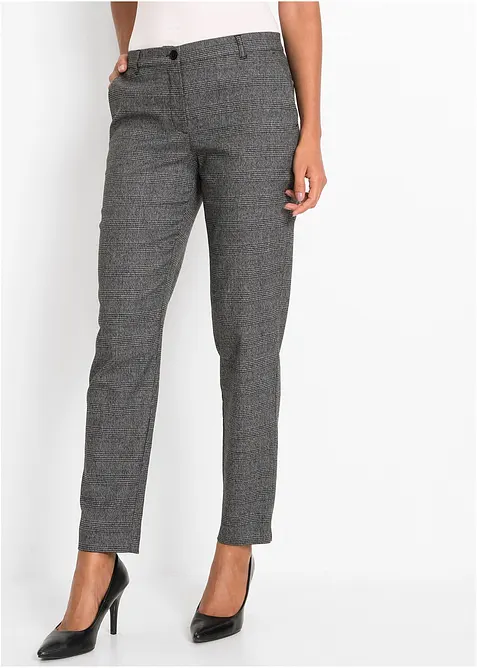 Pantaloni chino a quadri, bonprix