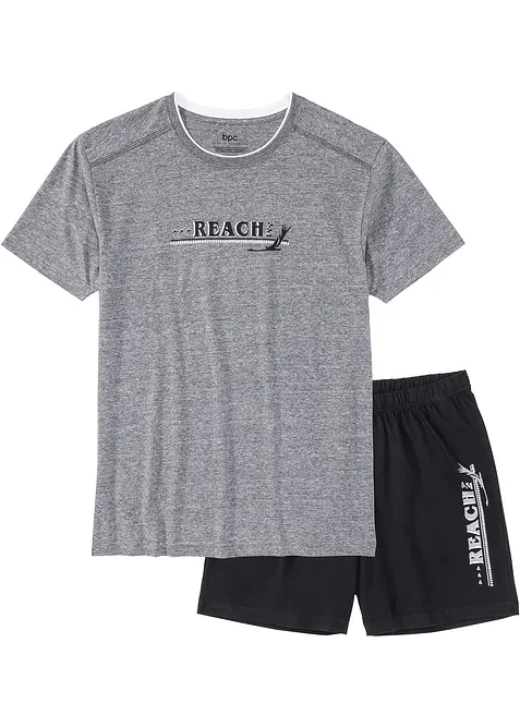 Pigiama estivo con cotone morbido, bonprix