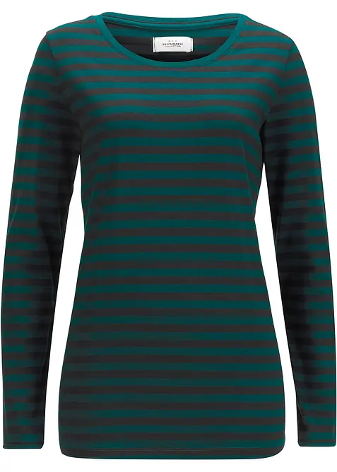 Maglia a maniche lunghe con puro cotone biologico, bonprix