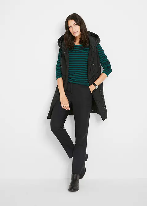 Maglia a maniche lunghe con puro cotone biologico, bonprix