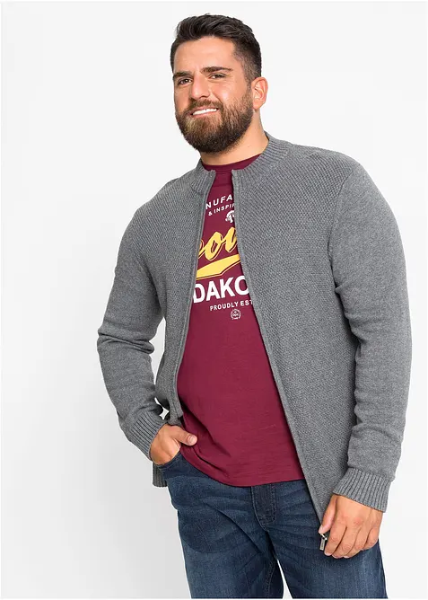 Cardigan in filato fine di puro cotone, bonprix