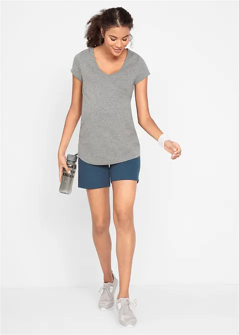 Maglia basic prémaman in cotone biologico (pacco da 2), bonprix