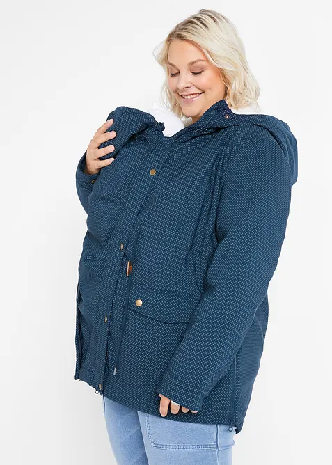 Cappotto prémaman imbottito 3 in 1 di media pesantezza con inserto babywearing, bonprix