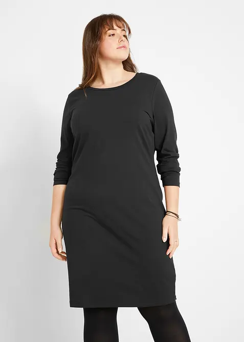 Abito in jersey aderente (pacco da 2), bonprix