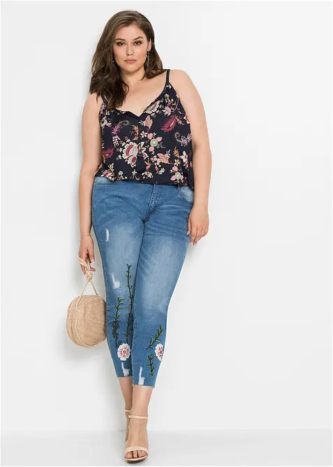 Top con spalline sottili, bonprix