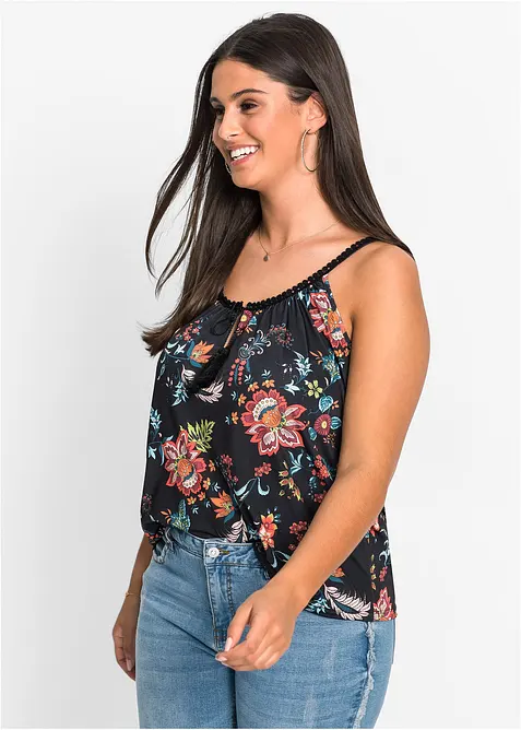 Top con spalline sottili, bonprix