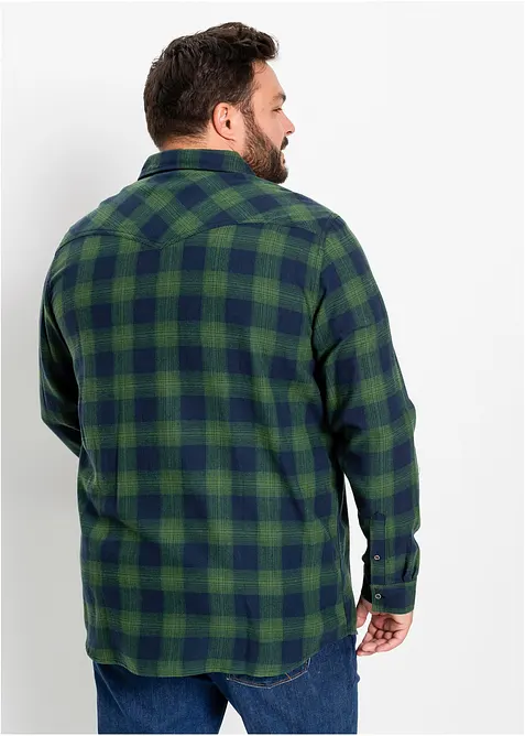 Camicia in flanella di puro cotone, bonprix