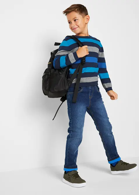 Maglione in filato fine di puro cotone, bonprix