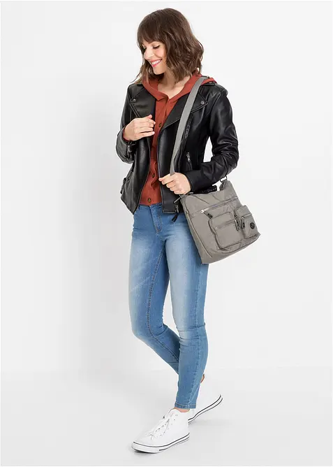 Borsa a tracolla con tasche esterne, bonprix