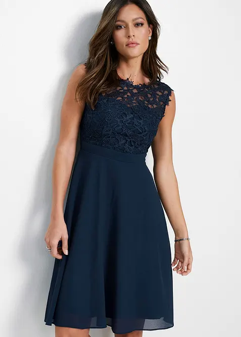 Miniabito con pizzo, bonprix