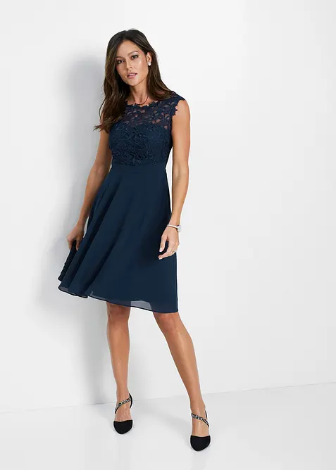 Miniabito con pizzo, bonprix