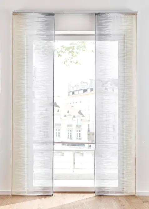 Tenda a pannello fantasia con poliestere riciclato (pacco da 2), bonprix