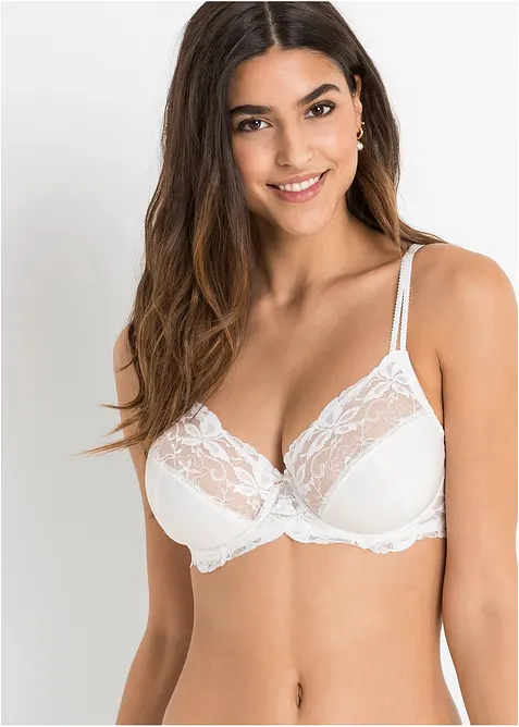 Reggiseno con pizzo raffinato (pacco da 2), bonprix