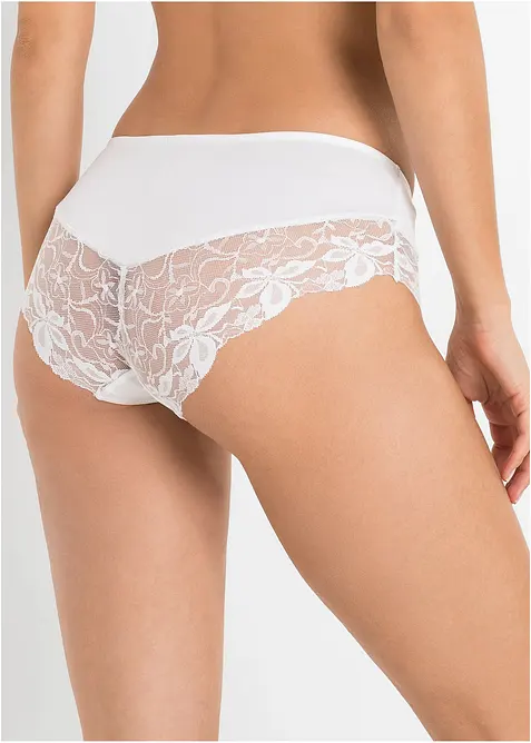 Panty con pizzo raffinato (pacco da 2), bonprix