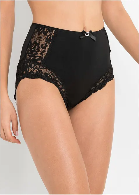 Slip a vita alta con pizzo, bonprix
