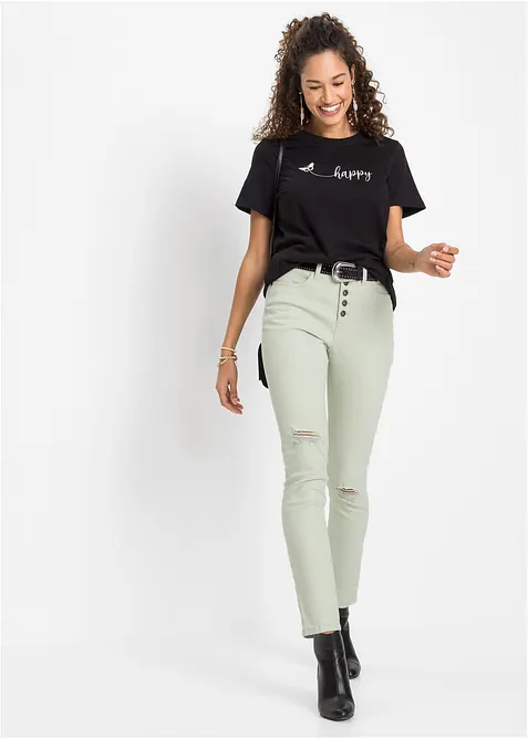 T-shirt in puro cotone, bonprix