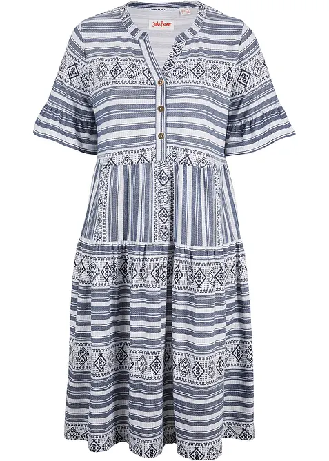 Abito di jersey in misto viscosa fluente, bonprix