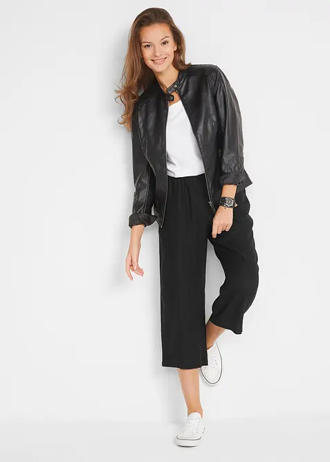 Pinocchietti in viscosa con comodo elastico in vita, bonprix