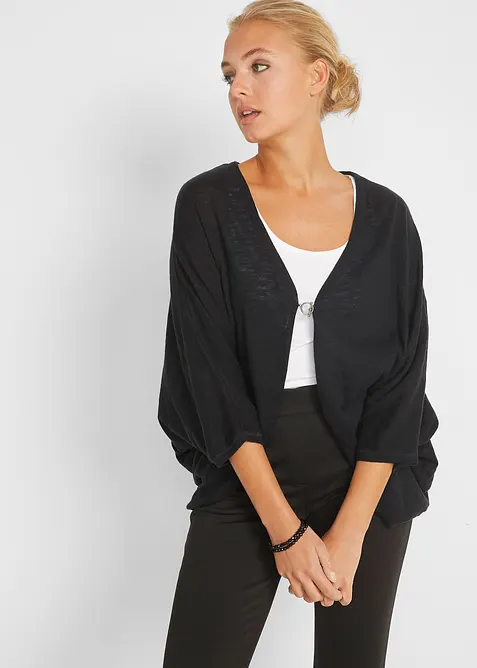 Cardigan in filato fine di puro cotone, bonprix