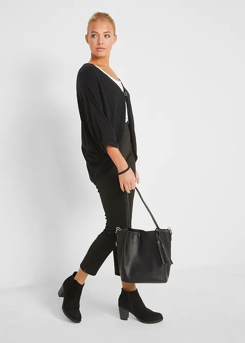 Cardigan in filato fine di puro cotone, bonprix