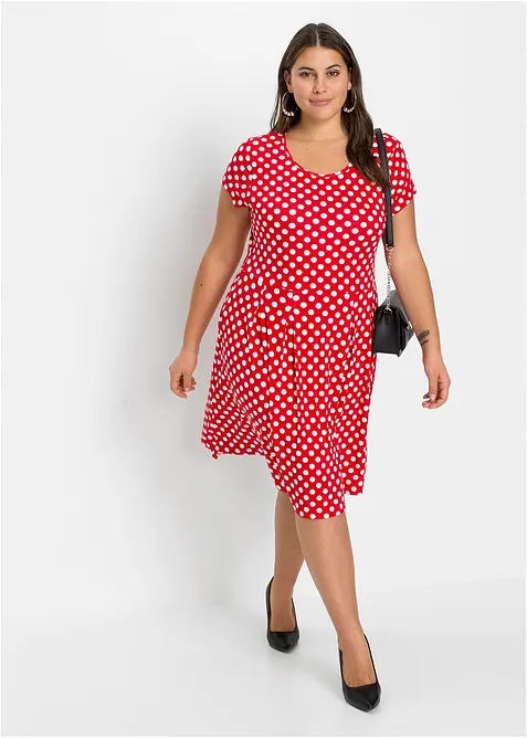 Abito in jersey di misto viscosa, bonprix