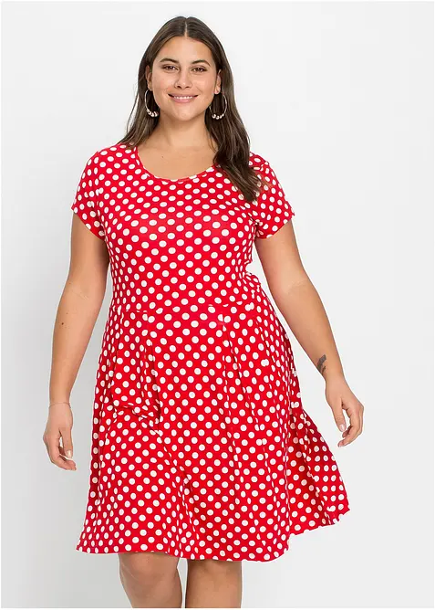 Abito in jersey di misto viscosa, bonprix