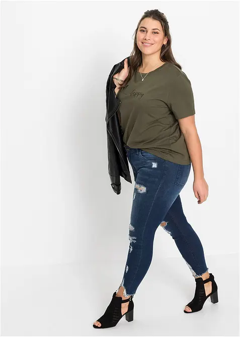 T-shirt in puro cotone, bonprix