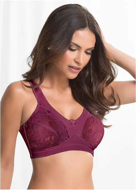 Reggiseno contenitivo senza ferretto con spalline imbottite (pacco da 2), bonprix