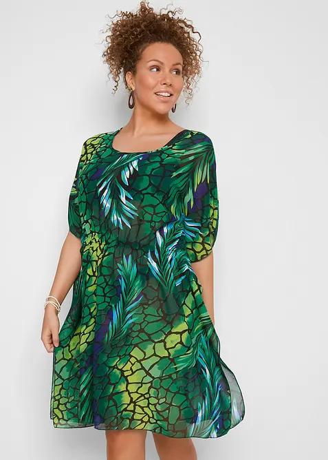 Tunica copricostume in chiffon, bonprix