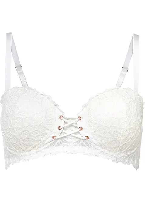 Reggiseno a balconcino in pizzo fine, bonprix