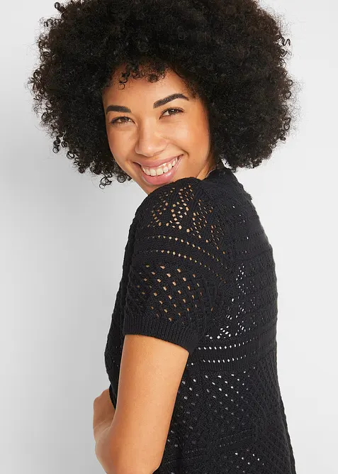 Bolero corto effetto uncinetto, bonprix