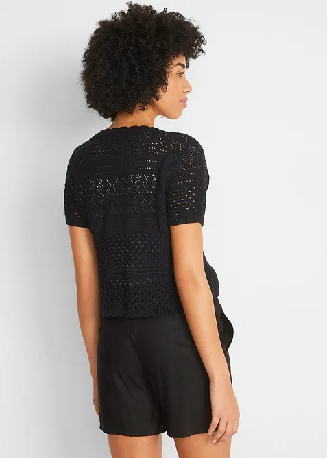 Bolero corto effetto uncinetto, bonprix