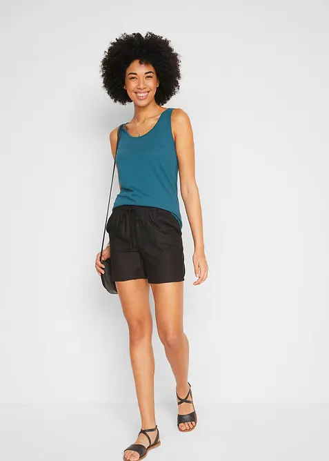 Top in jersey in puro cotone biologico, bonprix