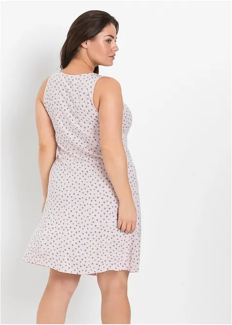 Camicia da notte corta in misto viscosa morbido, bonprix