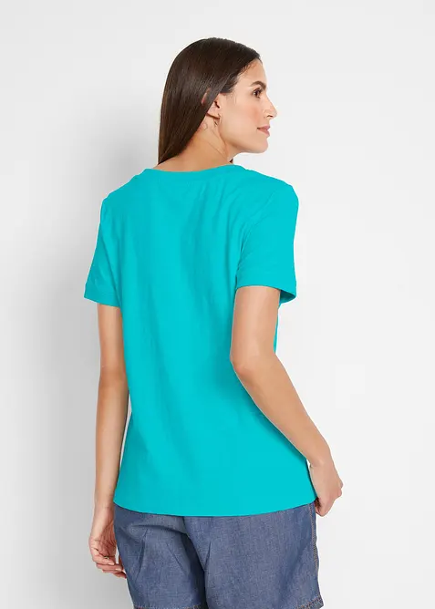 T-shirt in puro cotone, bonprix