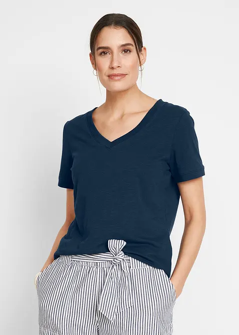 T-shirt in puro cotone, bonprix