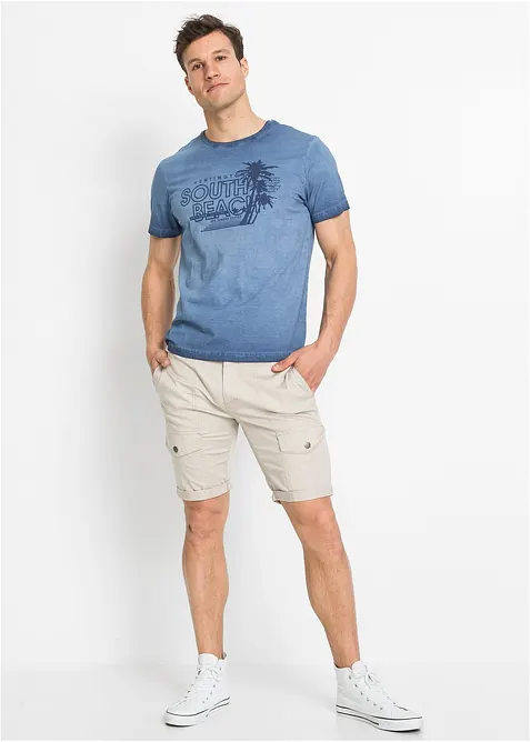 T-shirt in puro cotone biologico effetto lavato, bonprix