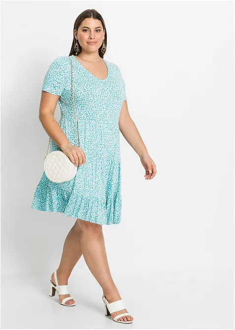 Abito in jersey di misto viscosa, bonprix