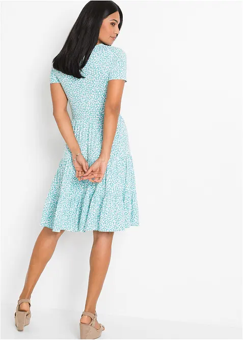 Abito in jersey di misto viscosa, bonprix