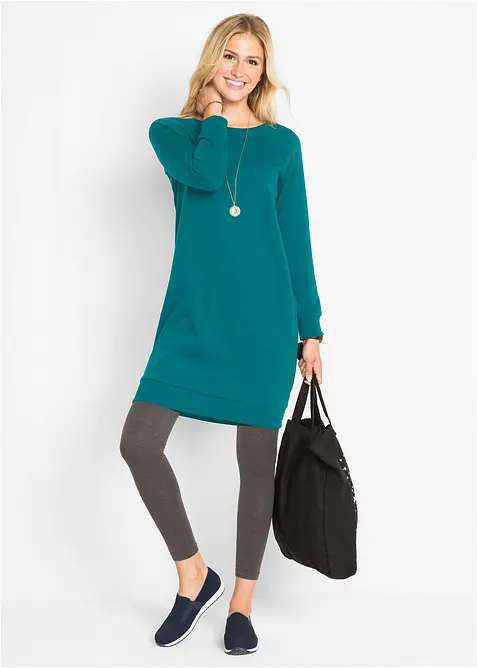 Abito in felpa di spugna morbida, bonprix