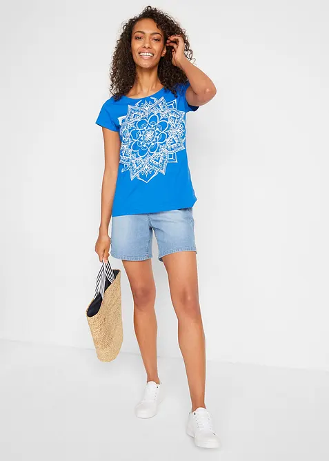 T-shirt in filato fiammato, bonprix