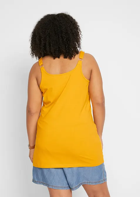 Top lungo con cotone biologico (pacco da 2), bonprix